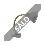 EWÅ vägg-/bordslampa, grå/mässing