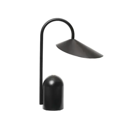 ferm LIVING - Arum Portable Bordslampa IP44 Black