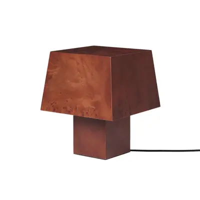 ferm LIVING - Burl bordslampa, FSC-certifierat burl-trä, höjd 33 cm –