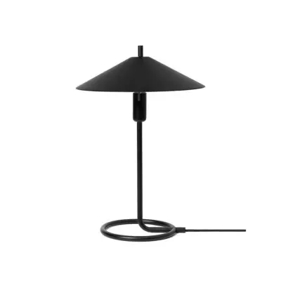 ferm LIVING - Filo Bordslampa Black/Black