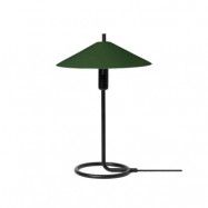 Ferm Living - Filo Bordslampa Black/Dark Olive