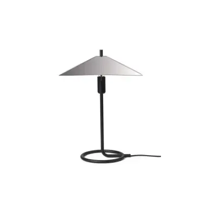 ferm LIVING - Filo Bordslampa Square Black/Mirror Polished