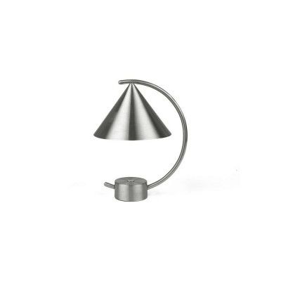 ferm LIVING - Meridian Portable Bordlampe Brushed Steel