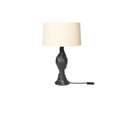 ferm LIVING - Moltan Bordslampa Black/Natural