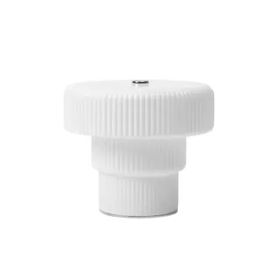 ferm LIVING - Ripple LED-batteridriven bordslampa, glas, höjd 10,2 cm –