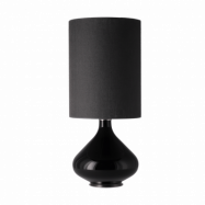 Flavia Lamps Flavia bordslampa svart lampfot Lino Negro L