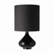 Flavia Lamps Flavia bordslampa svart lampfot Lino Negro M