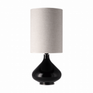Flavia Lamps Flavia bordslampa svart lampfot London Beige L