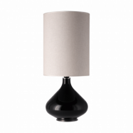 Flavia Lamps Flavia bordslampa svart lampfot Milano Tostado L