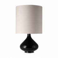 Flavia Lamps Flavia bordslampa svart lampfot Milano Tostado M
