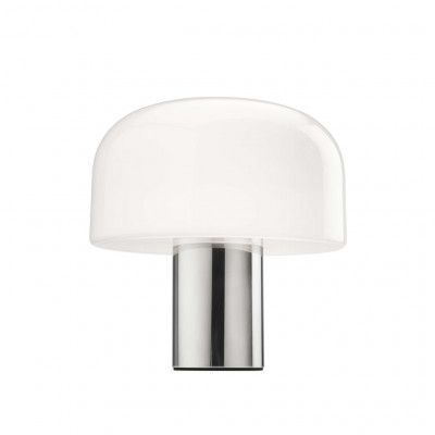 FLOS - Bellhop Glas T Bordslampa Bright Aluminium