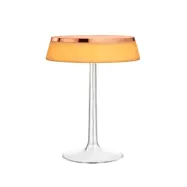 Flos Bon Jour T bordslampa Copper-soft tygskärm