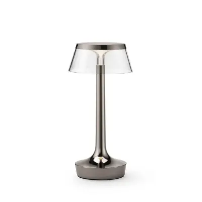 FLOS - Bon Jour Unplugged Bordslampa Chrome/Black