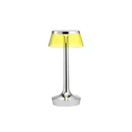 Flos - Bon Jour Unplugged Bordslampa Krom/Gul