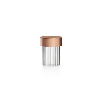 FLOS - Last Order Fluted Portable Bordslampa Polished Brass