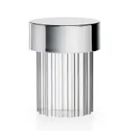 FLOS - Last Order Fluted bärbar bordslampa Polished Inox