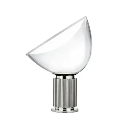 FLOS - Taccia LED (Glas) Bordslampa Silver