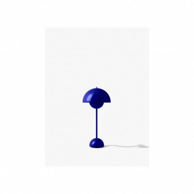 Flowerpot Bordslampa VP3, Cobalt Blue 50cm