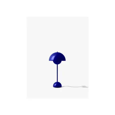 Flowerpot Bordslampa VP3, Cobalt Blue 50cm