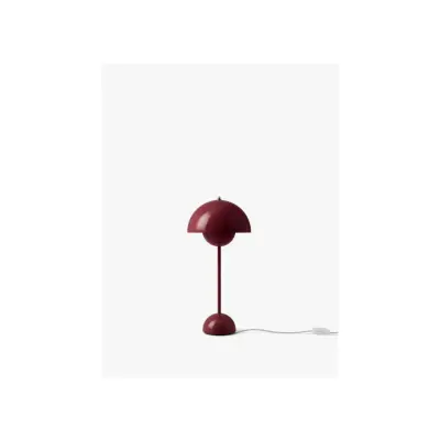 Flowerpot Bordslampa VP3, Dark Plum 50cm