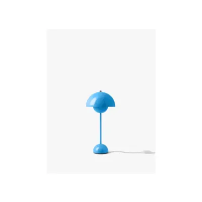 Flowerpot Bordslampa VP3, Swim Blue 50cm