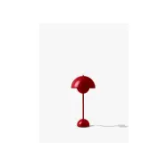Flowerpot Bordslampa VP3, Vermilion Red 50cm