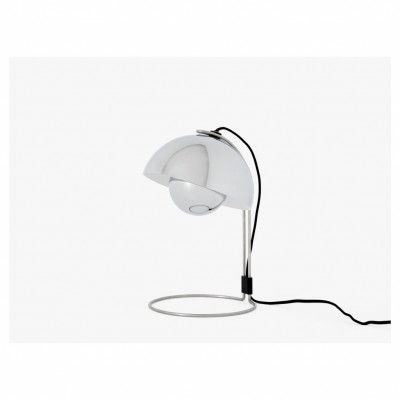 Flowerpot Bordslampa VP4, Chrome-Plated 23cm