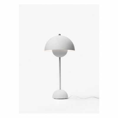 Flowerpot VP3 bordslampa, matt ljusgrå 50cm