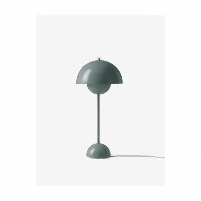 Flowerpot VP3 bordslampa, Stone Blue 50cm