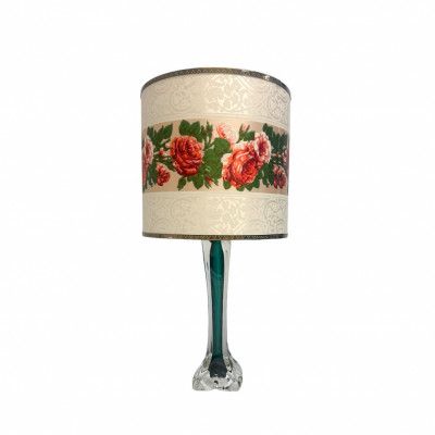 Flygfors bordslampa, grön/transparent