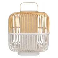 Forestier - Bamboo Square Bordslampa M White