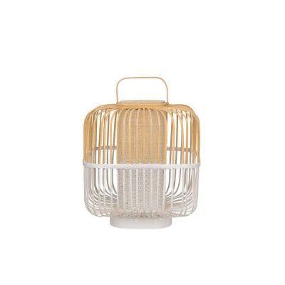 Forestier - Bamboo Square Bordslampa M White