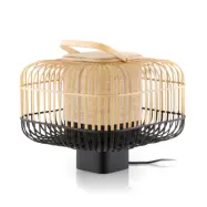 Forestier - Bamboo Square Bordslampa S Black