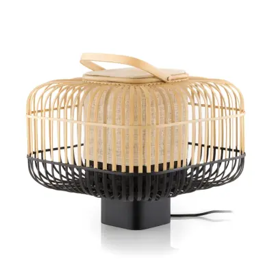 Forestier - Bamboo Square Bordslampa S Black