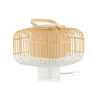 Forestier - Bamboo Square Bordslampa S White