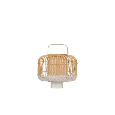 Forestier - Bamboo Square Bordslampa S White