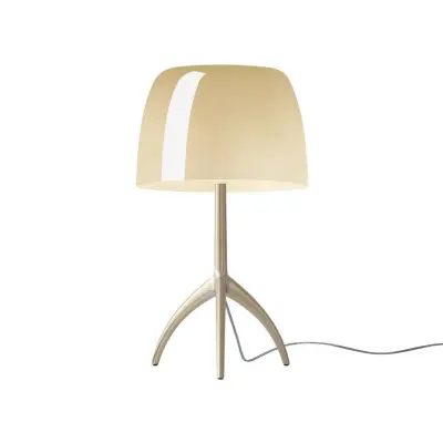 Foscarini - Lumiere Grande bordslampa, guld/beige, 45 cm