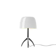 Foscarini - Lumiere Piccola bordslampa, krom/vit, 35 cm