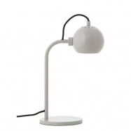 Frandsen - Ball Single Bordslampa Glossy Pale Grey