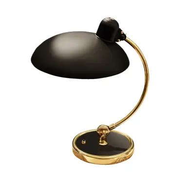 FRITZ HANSEN - Kaiser Idell bordslampa Luxus, svart/messi