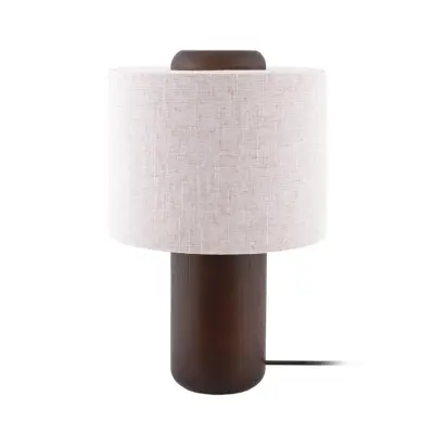 Globen Lighting - Bosco bordslampa kräm/brun, höjd 39 cm