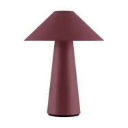 Globen Lighting Cannes portabel bordslampa Burgundy