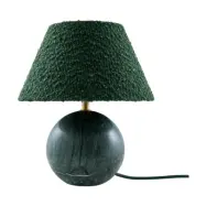 Globen Lighting Castello 24 bordslampa Mörkgrön marmor