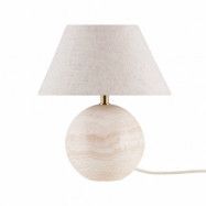 Globen Lighting Castello 24 bordslampa Travertin