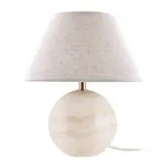 Globen Lighting - Castello bordslampa beige/beige höjd 28 cm