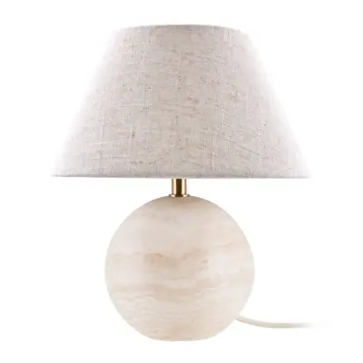 Globen Lighting - Castello bordslampa beige/beige höjd 28 cm