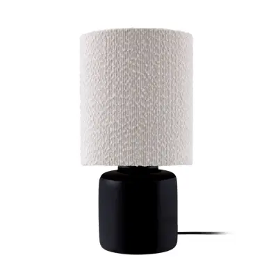 Globen Lighting - Florian bordslampa vit/svart höjd 39 cm