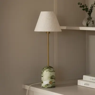 Globen Lighting - Gino 20 bordslampa grön marmor 56 cm