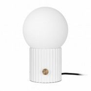 Globen Lighting Hubble bordslampa Ø22 cm Vit