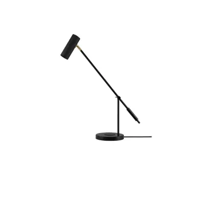 Globen Lighting - Hubble Read bordslampa, svart, USB-C